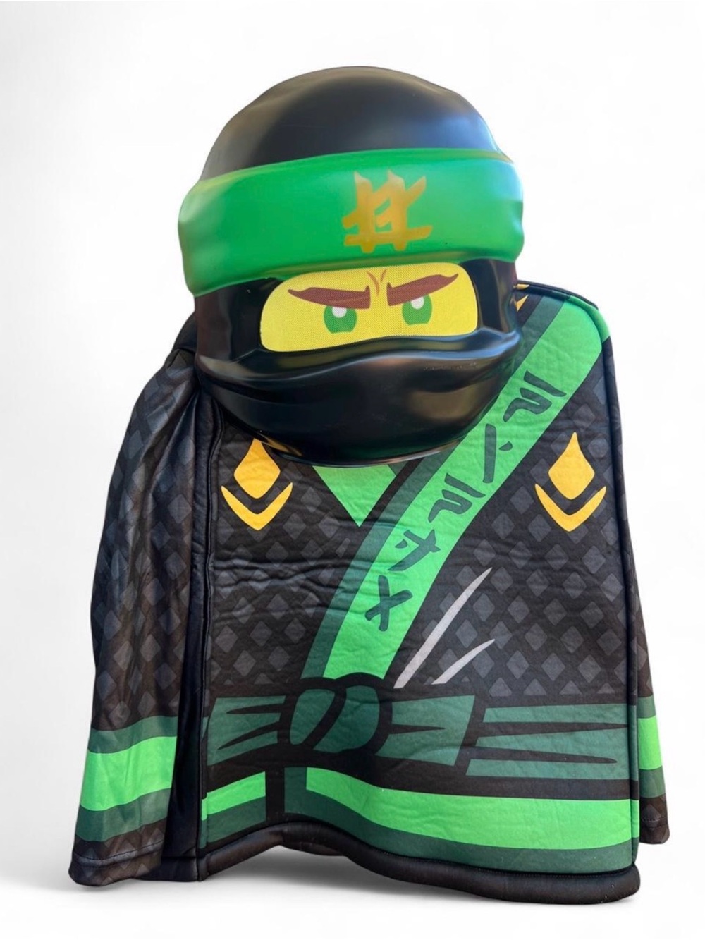 LEGO Ninjago Movie Lloyd Costume Kids 4-6 Complete Mask Hands